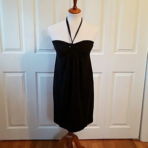 Womans Black Jersey Sundress